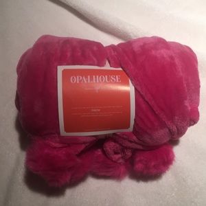 Pink Throw Blanket